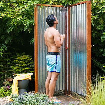 Όμορφες ιδέες για να φτιάξεις το δικό σου εξωτερικό μπάνιο στον κήπο σου.